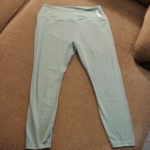 Pale Green Gymshark Womens Leggings Size Large